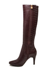 Paradise 2 Croc Slim Calf Leather Dress Boot