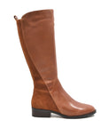 Trendy Boot: Stylish and Functional Leather Boot with Stretch Suede