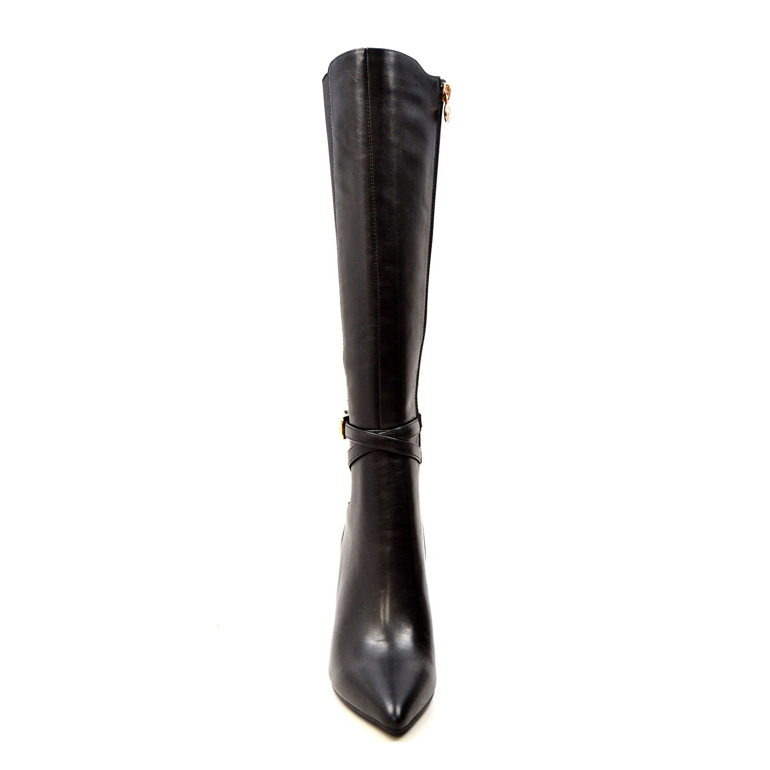 Womens black boots narrow discount calf