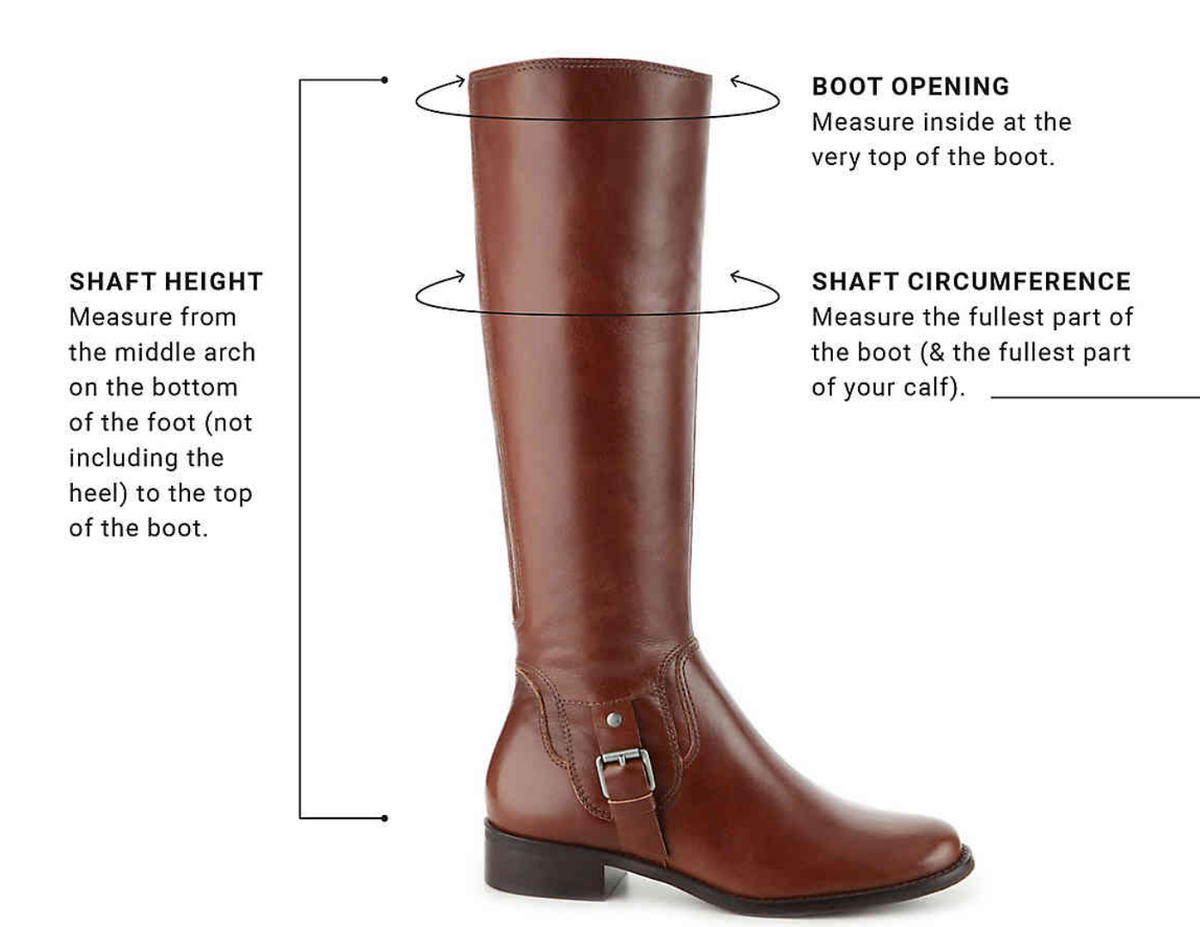 Boot Calf Alteration Service Stretch Slim or Enlarge Boots Starti