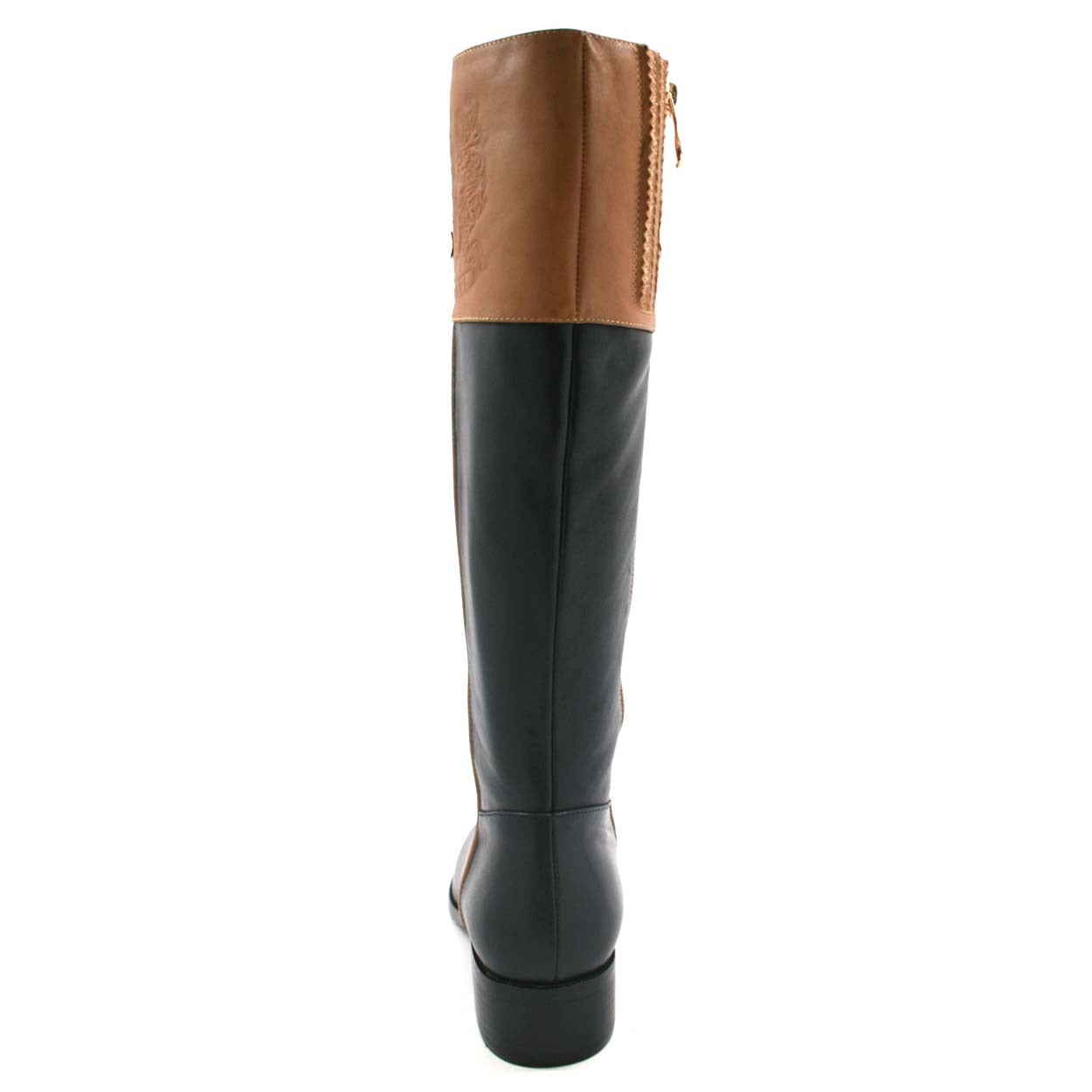 SoleiMani Chastity Narrow Calf Casual Leather Riding Boots – Slim