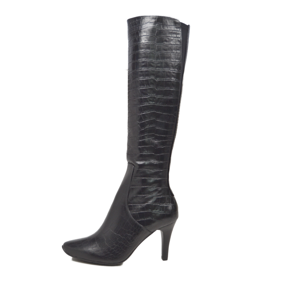 Paradise 2 Croc Slim Calf Leather Dress Boot