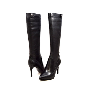 Lily Black Dress Boots - Stylish Leather Boots for Day or Night