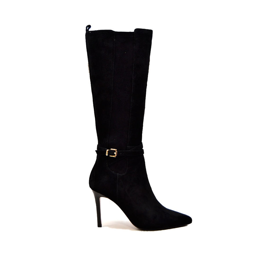 Noosh Suede Heel Dress Boots for Stylish and Comfortable Wear