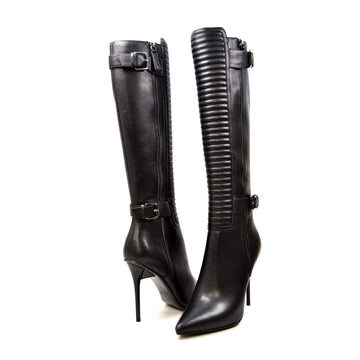 Jennifer Leather Extra Slim Dress Boots