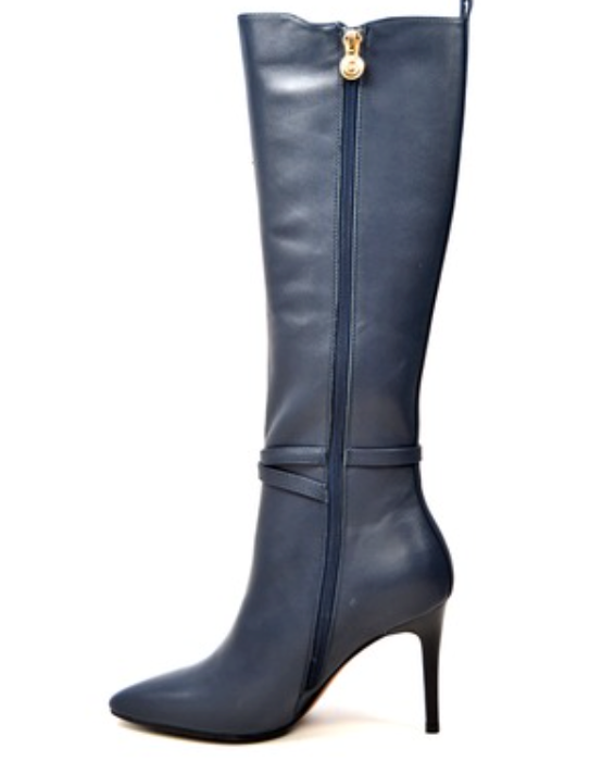 Noosh Leather Heel Dress Boots - Stylish and Versatile